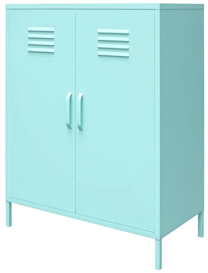 Светлосин метален шкаф 80x102 cm Cache - Novogratz