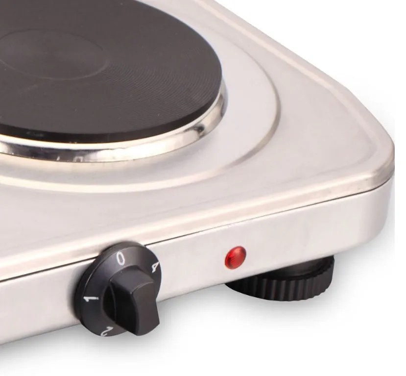 SAPIR SP 1445 Електрически и индукционен котлон - универсален модел с GS сертификат - Индукционна / 2000W / Черен