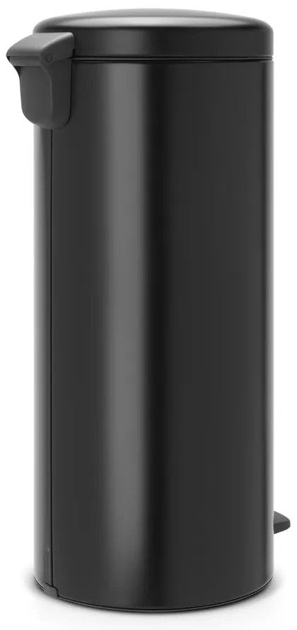 Матово черно стоманено кошче за боклук с педал 30 l NewIcon – Brabantia