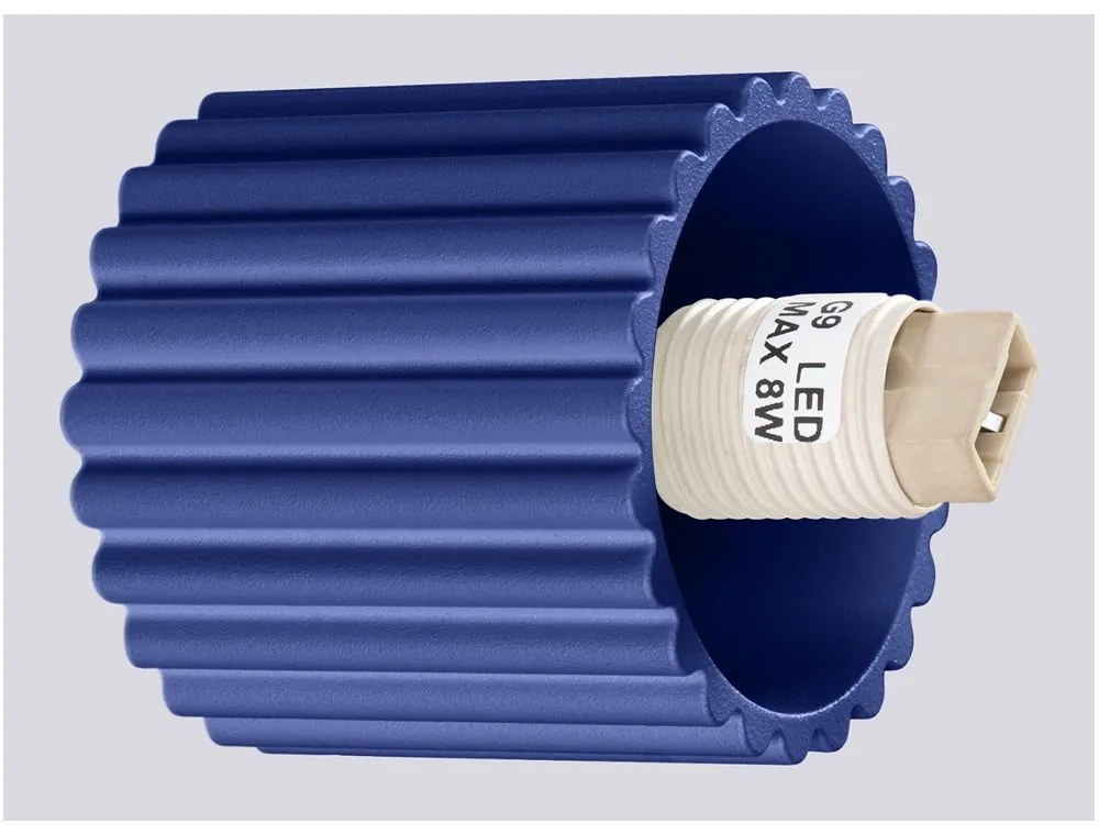 Тъмносиня стенна лампа Orbital – Sollux