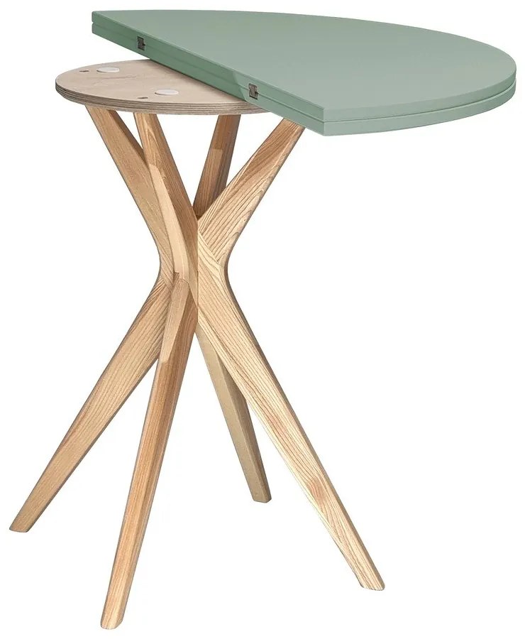 Кръгла сгъваема трапезна маса 45x90 cm Jubi – Ragaba