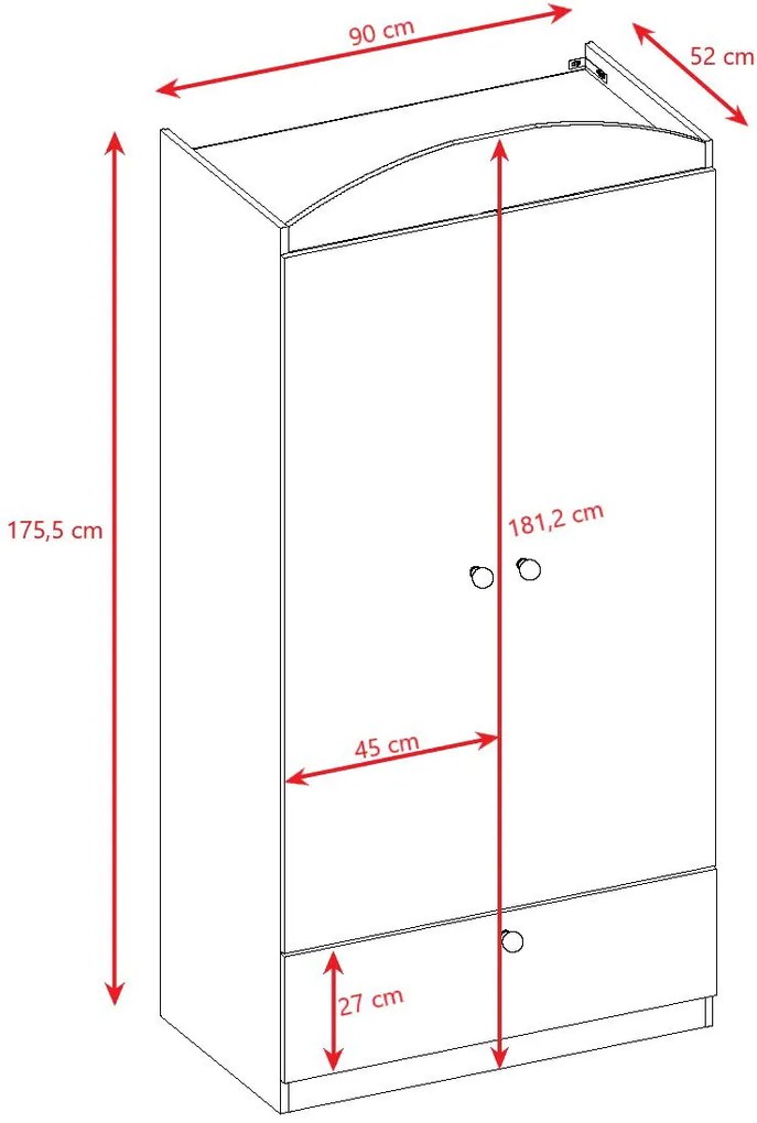 Гардероб Babydreams Cartoon-Mple-Formula