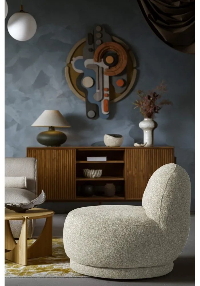 Бежово кресло Ovo – Miuform