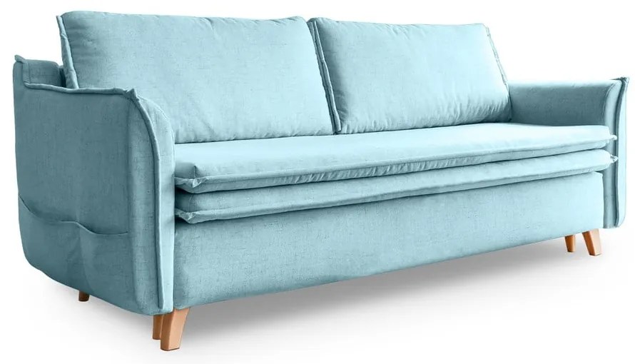 Светлосин разтегателен диван 225 cm Charming Charlie – Miuform