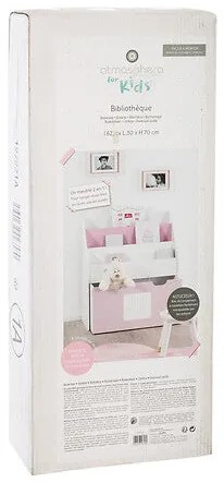 Детска библиотека atmosphera Bazar, MDF, 70 cm - Сив