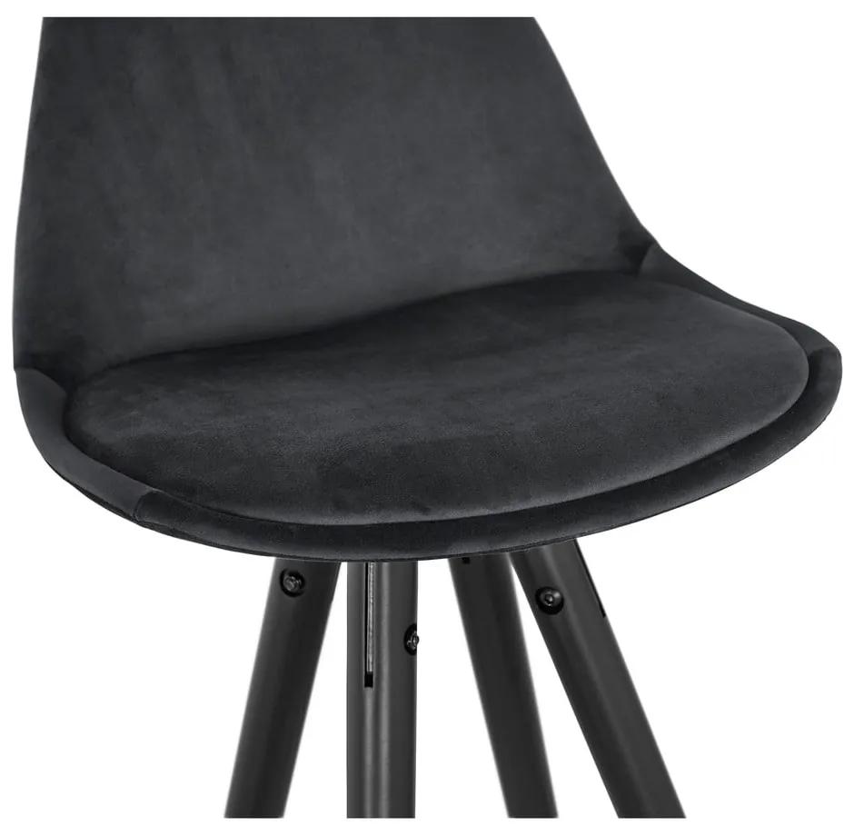 Черен мини бар стол, височина на седалката 65 cm Carry - Kokoon