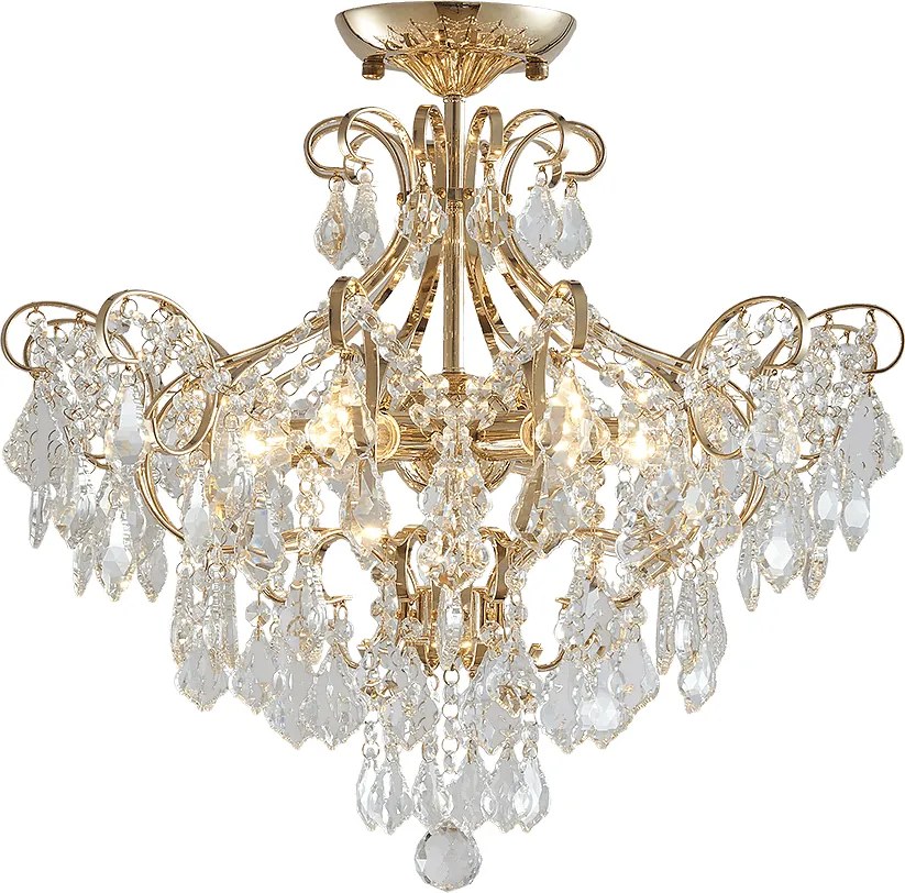 Полилей GRANADA, златен, 6xE14