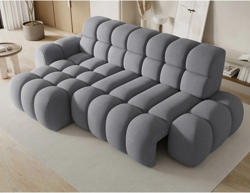 Сив разтегателен ъглов диван (ляв ъгъл) Ceedro – ELTAP