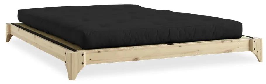 Двойно легло от борова дървесина с решетка 180x200 cm Elan - Karup Design