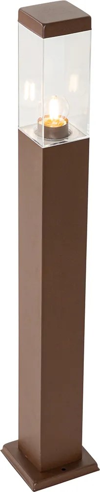Умна външна стълбова лампа ръждивокафява 80 см вкл. WiFi P45 - Malios