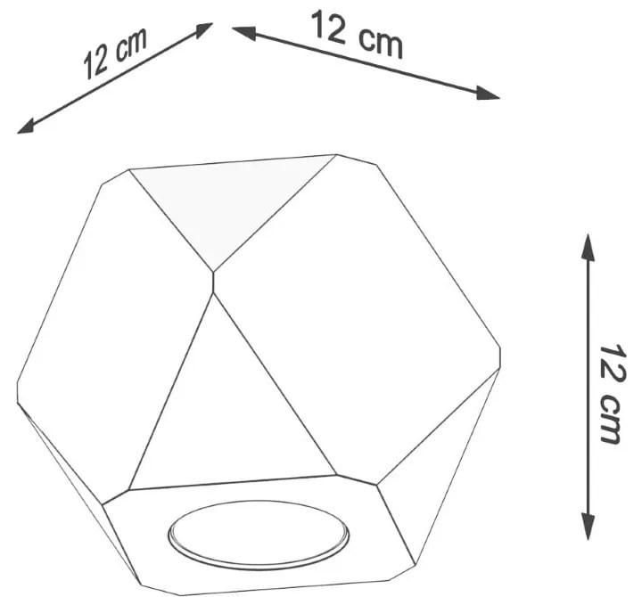 Прожектор в естествен цвят 12x12 cm Vige – Sollux