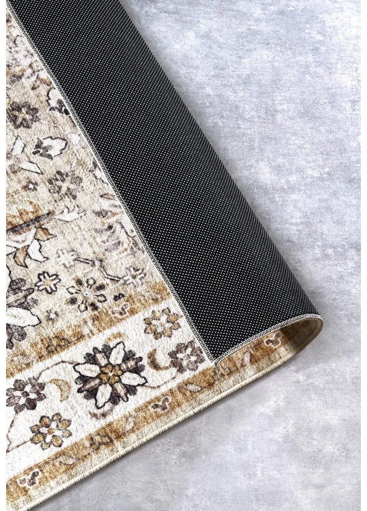 Бежов килим 80x150 cm Saveh Cream Gold – Elle Decoration