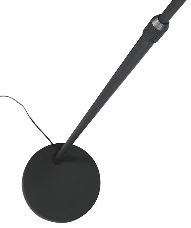 Интелигентна модерна аркова лампа черна с Wi-Fi A60 - Arc Basic