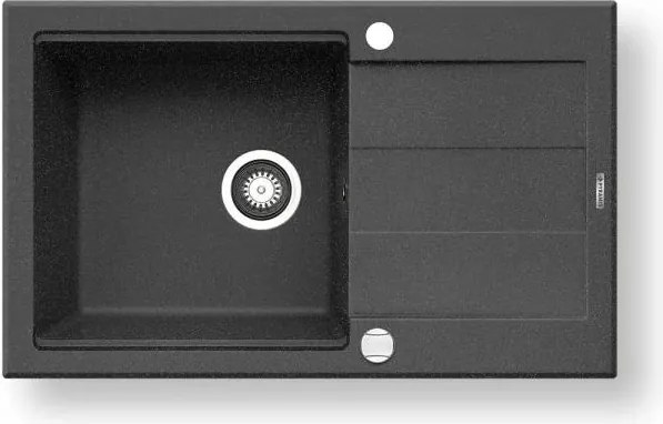 Pyramis 70083701 - Кухненска мивка SPARTA PLUS LUX 78x48 cm гранит/черен