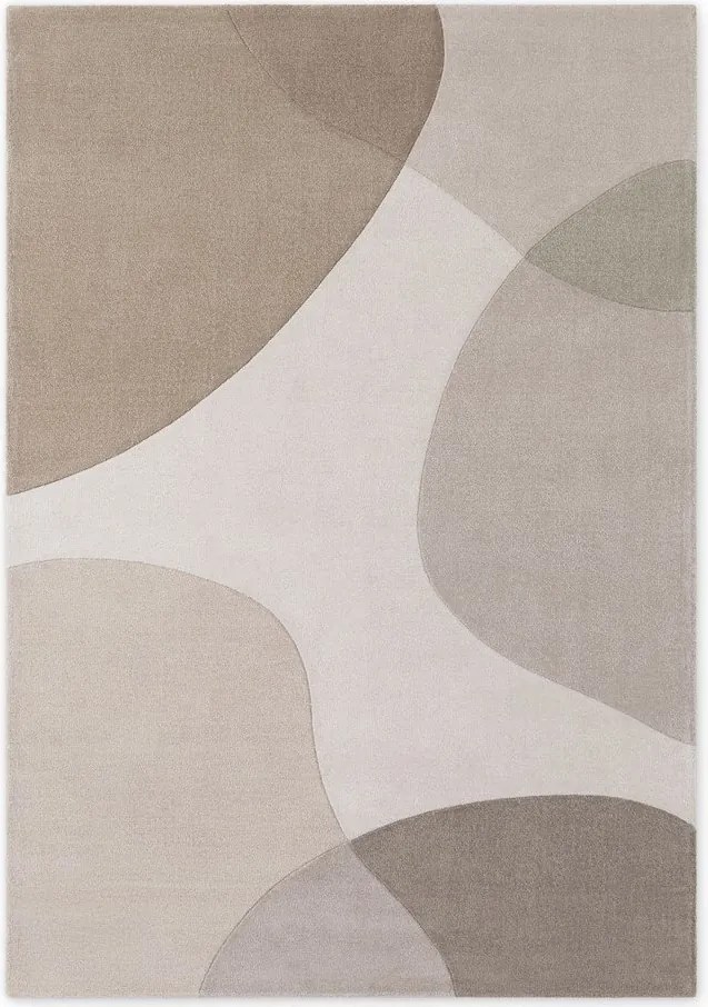 Бежов ръчно изработен вълнен килим 160x230 cm Hackney Clarissa – Ted Baker