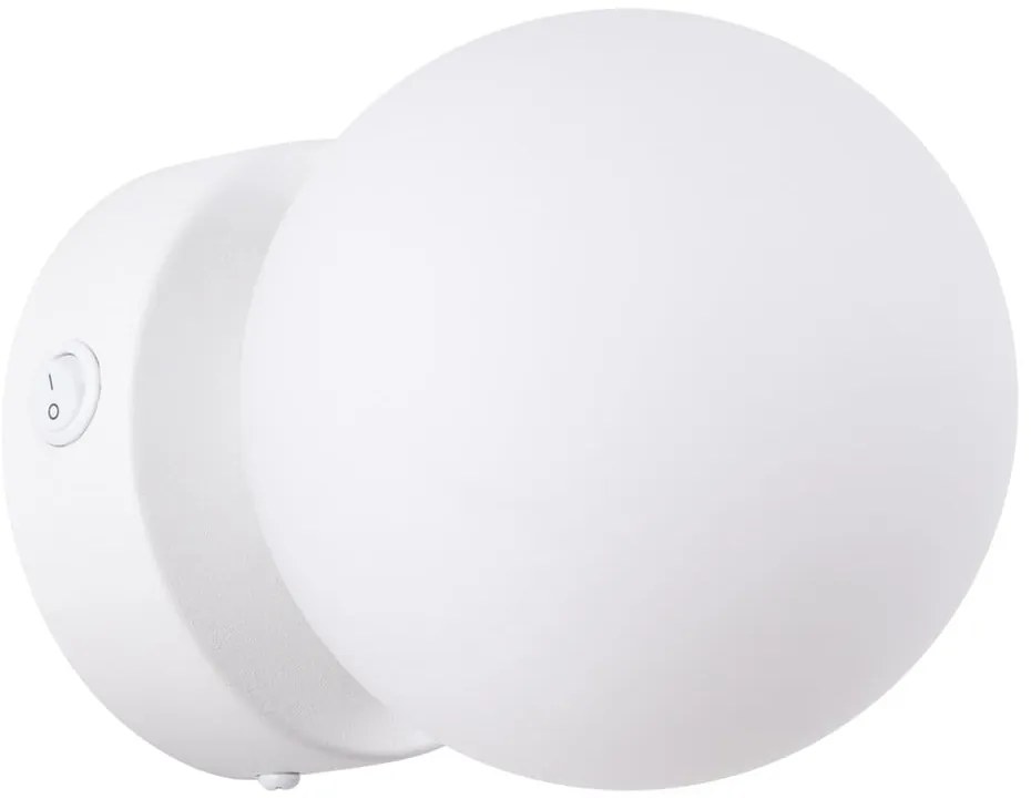 Бяла стенна лампа Blaze – Sollux