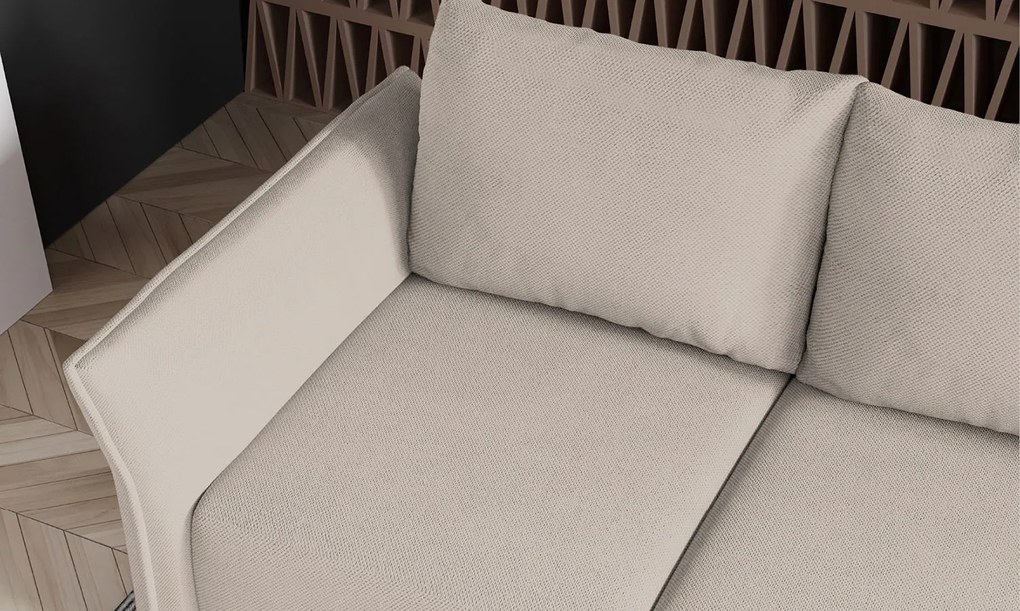 Ъглов диван Джозефин-бежов-десен