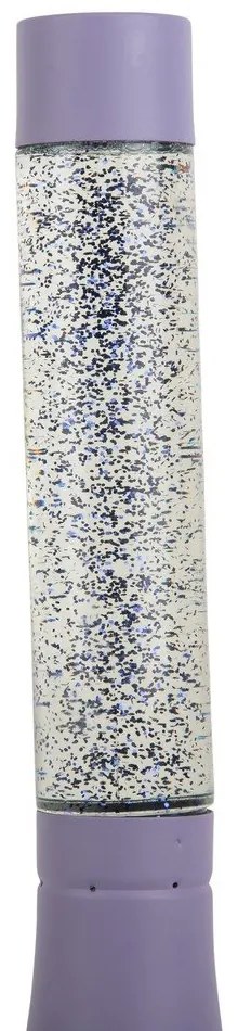 Лилава настолна лампа със стъклен абажур (височина 37,5 cm) Astro Glittler – Leitmotiv