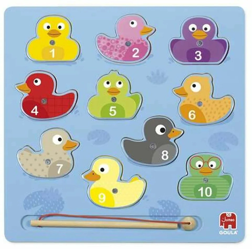 Пъзел Goula Magnetic Puzzle Ducks 59453 Магнитна Патица Многоцветен (английски език) (24 Части)