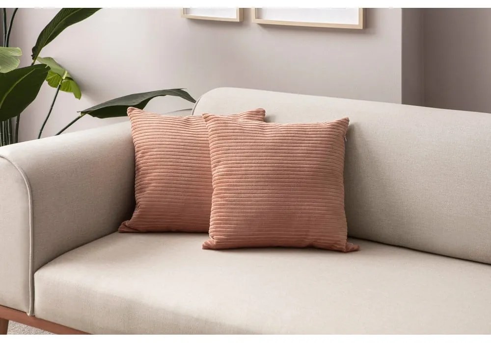 Калъфки за възглавници от рипсено кадифе в комплект от 2 бр. 43x43 cm – Mioli Decor