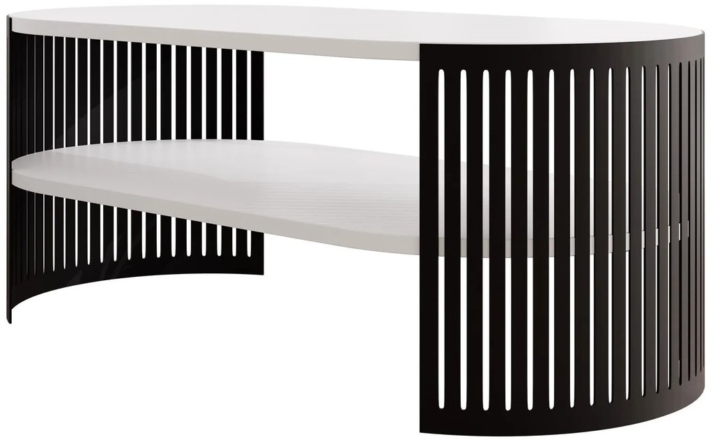 Холна маса Fikoli I-Бяло - Черно