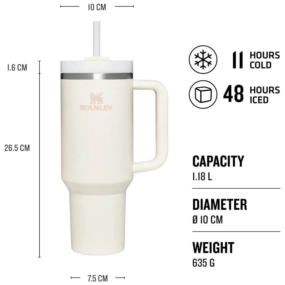 Кремав термос 1,18 l Quencher H2.O FlowState – Stanley