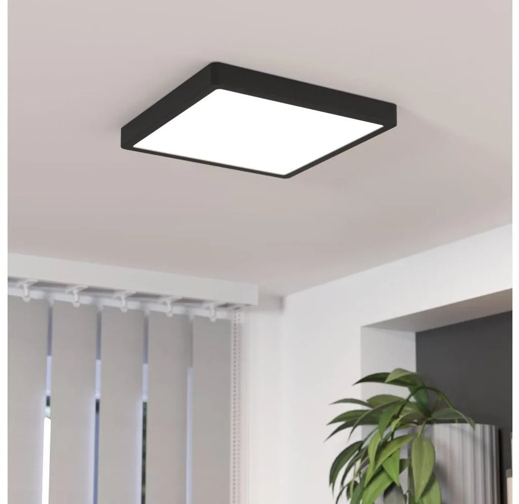 Eglo 900588 - LED димируемо таванно осветително тяло FUEVA LED/20,5W/230V черно