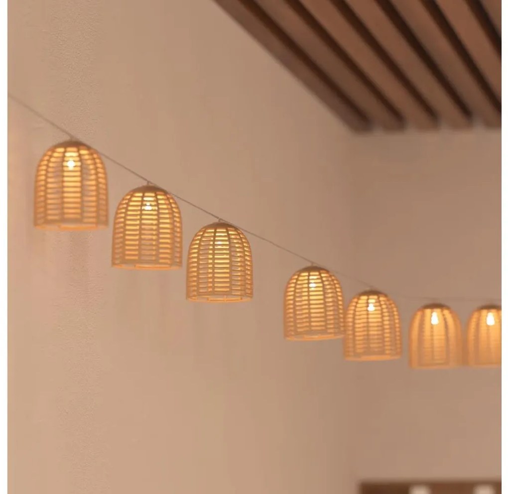 Atmosphera - LED соларна декоративна верига AIA 10xLED 3,35м IP44 топла бяла