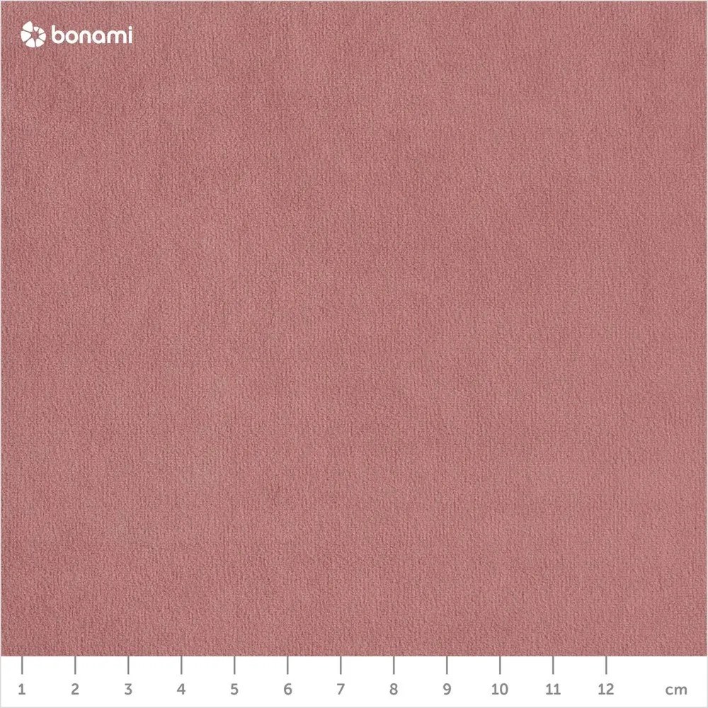 Светлорозов кадифен U-образен ъглов разтегателен диван (ляв ъгъл) Sweet Harmony - Miuform