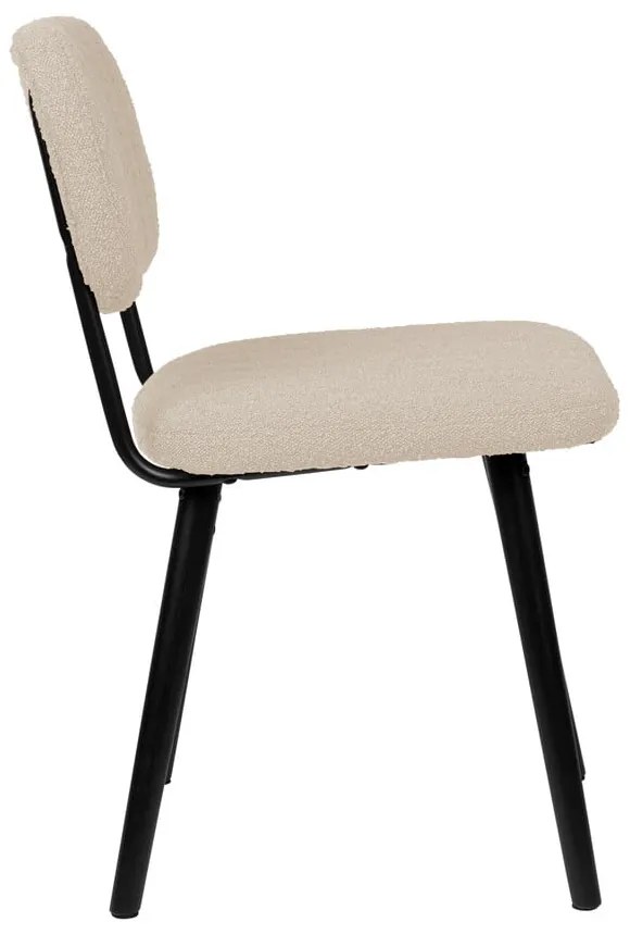 Кремав трапезен стол Jake – White Label