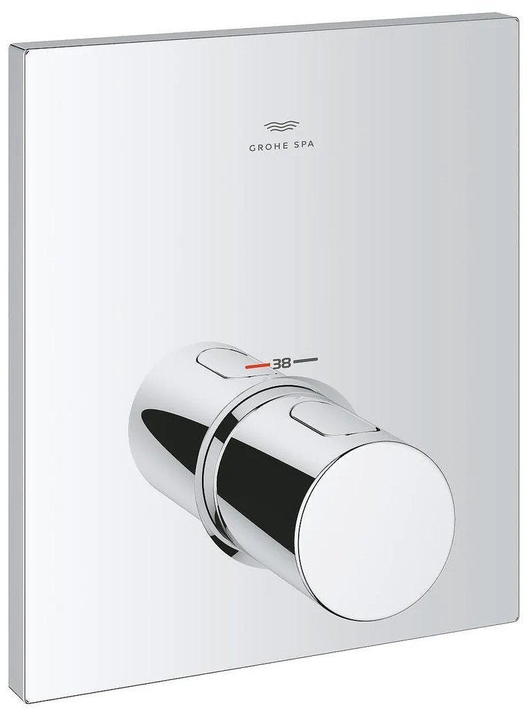 Термостат, 27619000, Grohtherm F, Grohe, хром, 17.1х21см