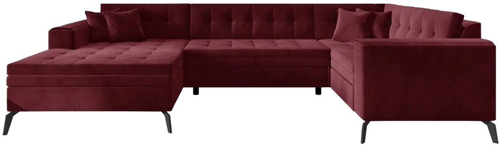 Ъглов диван Lanvin plus-Left-Bordeau