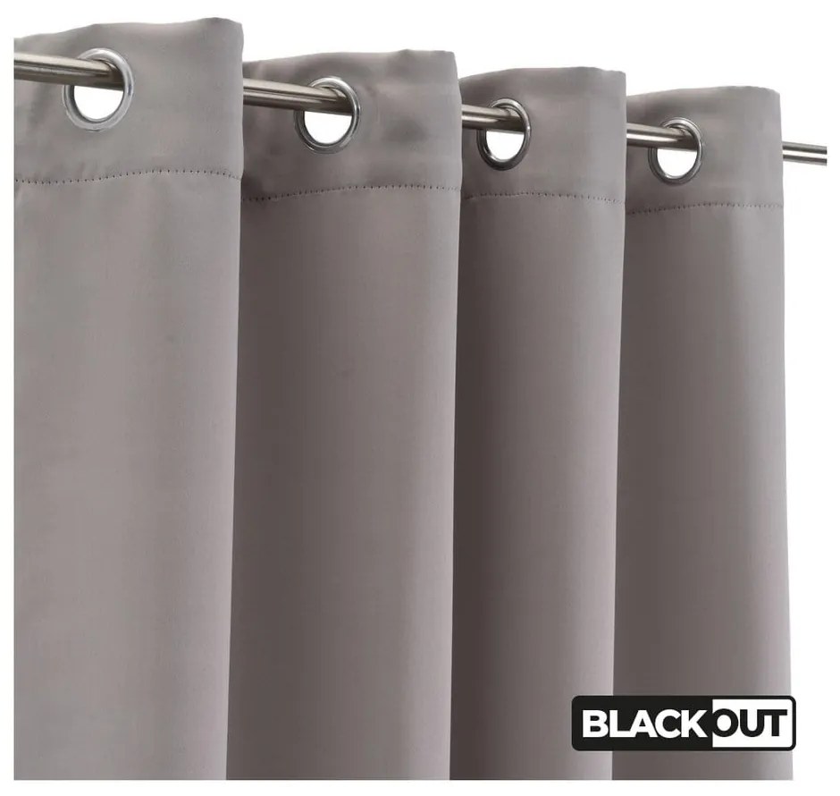 Сиво затъмняващо перде 140x260 cm Best-Out – Casa Selección