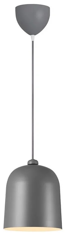 Nordlux - Полилей на кабел ANGLE 1xE27/25W/230V сив