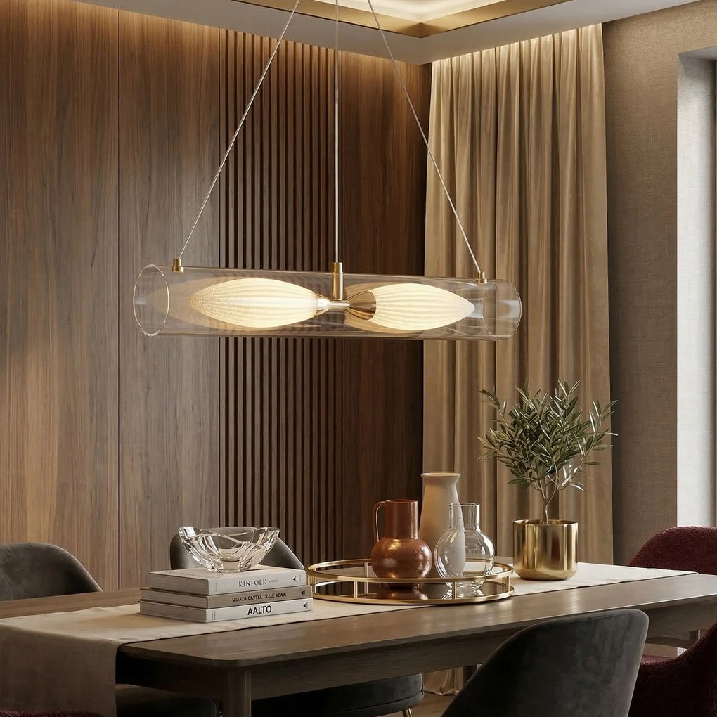 ВИСЯЩА ТАВАННА ЛАМПА G152-2CP GOLD