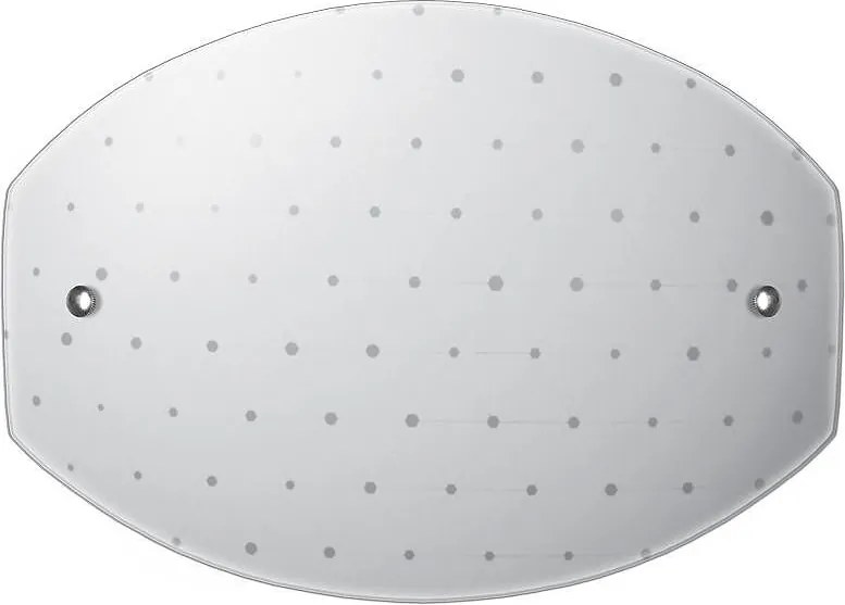 Аплик ТРИНИТИ LED, 285х200, бял гланц, 6W, 4000K