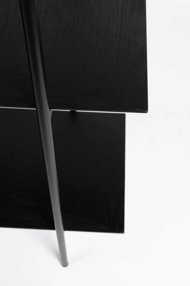 Черен метален стелаж 120x180x40 cm Marcio – White Label