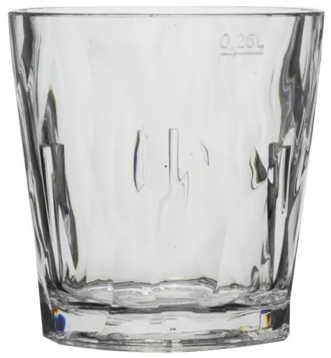 Rubikap - Поликарбонатна чаша ниска 250мл DIAMONT CLEAR-(EX.DT250 - PC001)