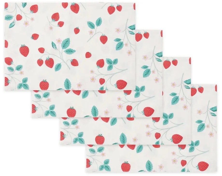 Подложки в комплект от 4 броя 30x46 cm Strawberry Garden - Catherine Lansfield