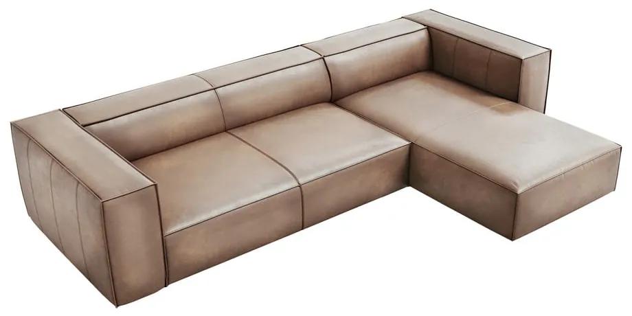 Ъглов диван от светлокафява кожа (десен ъгъл) Madame - Windsor &amp; Co Sofas
