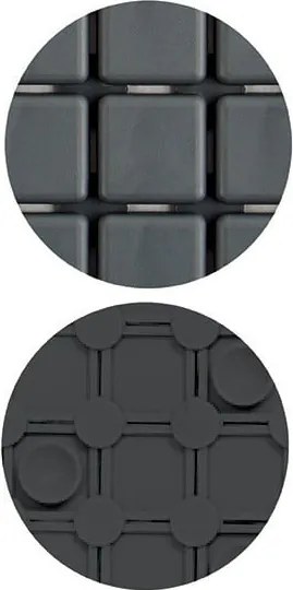 Подложки против хлъзгане за вани в комплект от 5 бр. 13x13 cm Quadro – MSV