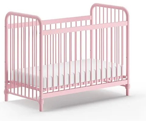 Розово метално детско легло 60x120 cm BRONXX - Vipack