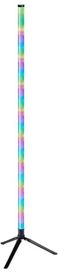 Grundig - LED RGBW димируема подова лампа LED/10W/5V черна + дистанционно управление