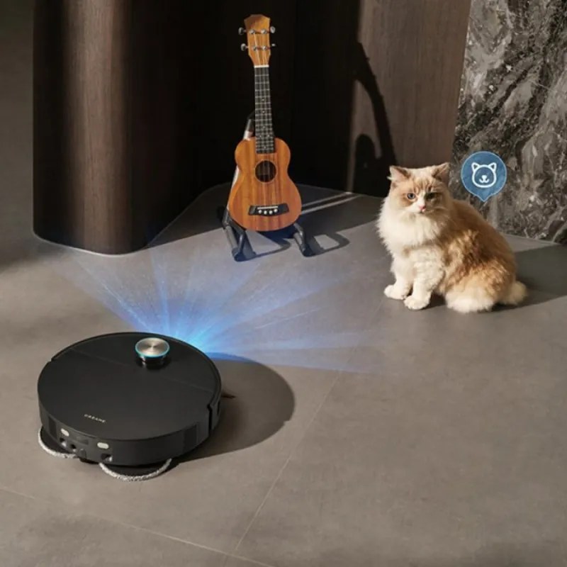 Прахосмукачка робот Dreame X60 Ultra RLX86DE, 35000 Pa, 180 мин, 0.2 л, VersaLift, OmniSight AI, Автоматично дозиране и самопочистване, Гласови команди, Черен