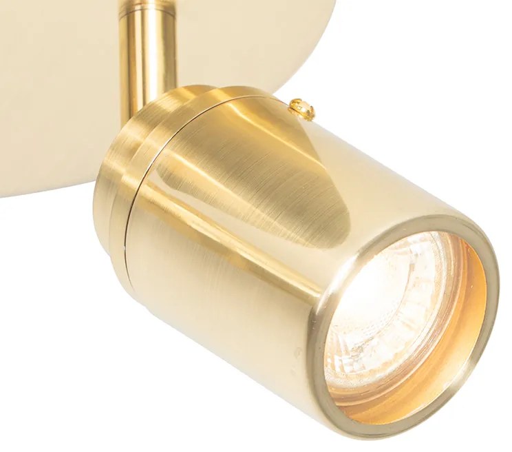 Модерен баня прожектор месинг 2-светлина IP44 - Ducha