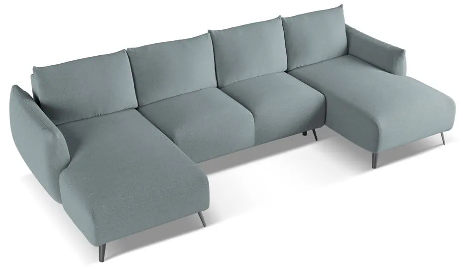 Светлосин ъглов диван Malie – Makamii