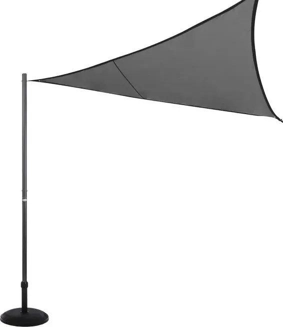 Стойка (пилон) за слънцезащитно платно Hesperide, Графит, 50 mm