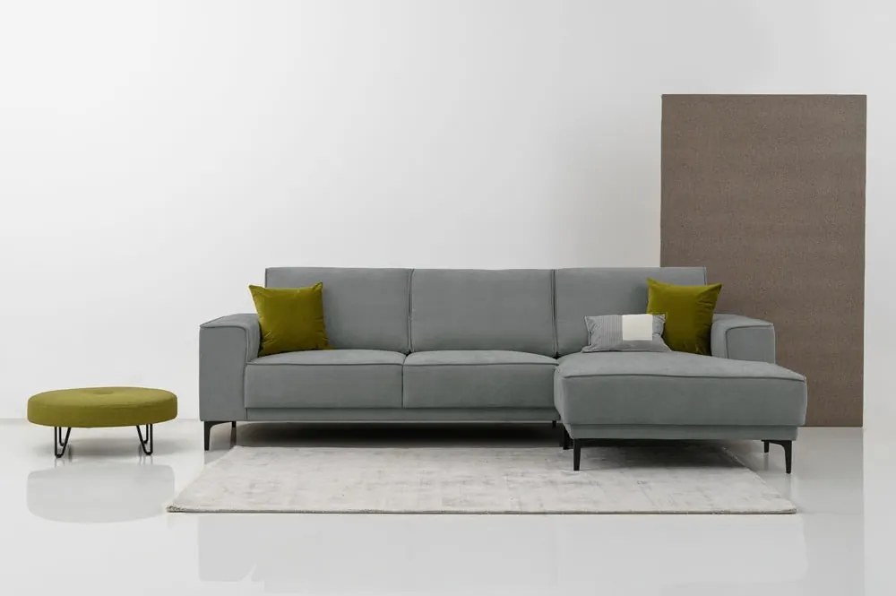 Тъмносив ъглов диван (десен ъгъл) Copenhagen – Scandic