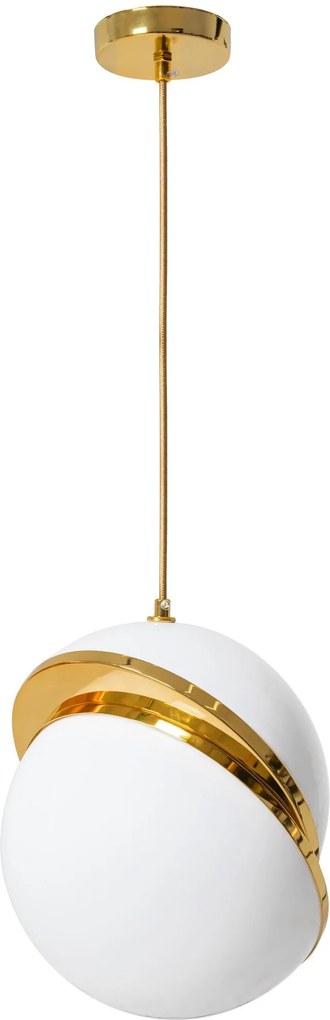 Пендел- стъклена сфера White/Gold APP481-1CP