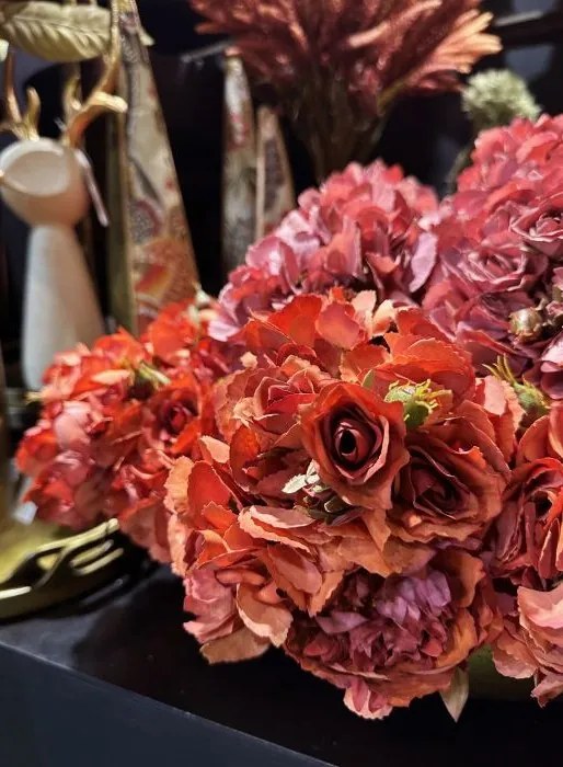 Декоративни цветя Peony в букет - Sapio milo (12 τεμάχια)
